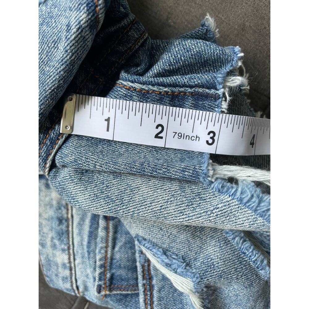 Blank NYC The Barrow Mid-Rise Cut-off Denim Jean Shorts Womens Size 24"/‎ 00 - Picture 5 of 8